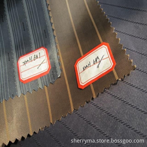 Cheap polyester taffeta jacquard lining fabric for handbag